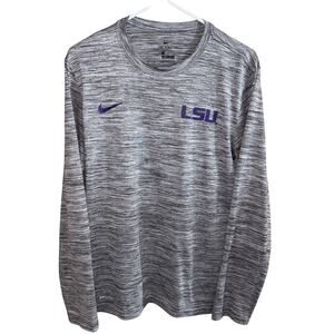 Nike Tee long sleeve LSU dri-fit shirt (medium)